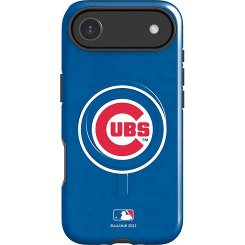 MLB Chicago Cubs - Solid Distressed iPhone 17 Air Magsafe Impact Case
