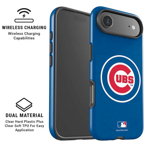 MLB Chicago Cubs - Solid Distressed iPhone 17 Air Magsafe Impact Case