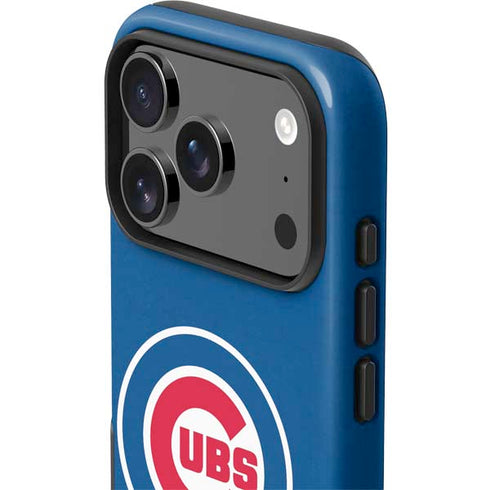 MLB Chicago Cubs - Solid Distressed iPhone 17 Pro Impact Case