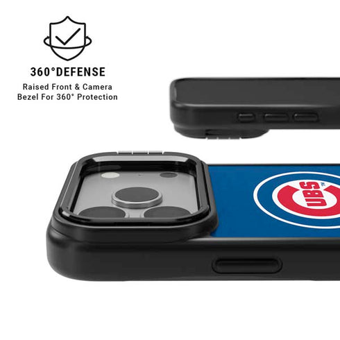 MLB Chicago Cubs - Solid Distressed iPhone 17 Pro Max Kickstand Case