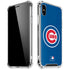 MLB Chicago Cubs - Solid Distressed iPhone X/XS Clear Case