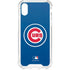 MLB Chicago Cubs - Solid Distressed iPhone XS Clear Case