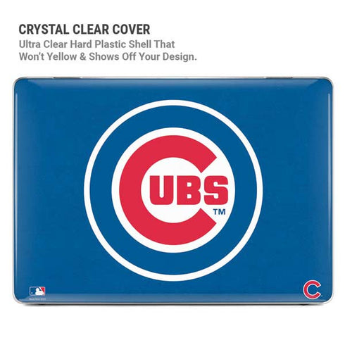 MLB Chicago Cubs - Solid Distressed MacBook Pro 14in (2021-24) Case plus Skin