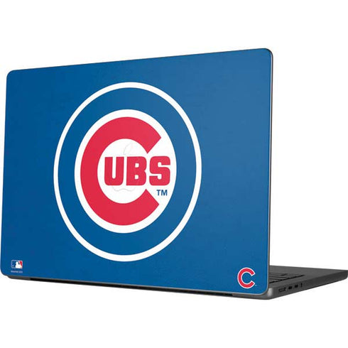 MLB Chicago Cubs - Solid Distressed Apple MacBook Pro 14-inch Skin