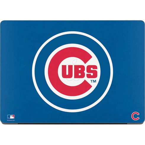 MLB Chicago Cubs - Solid Distressed Apple MacBook Pro 14-inch Skin