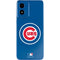 MLB Chicago Cubs - Solid Distressed Moto G Play 4G (2024) Skin