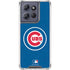 MLB Chicago Cubs - Solid Distressed Moto G Play 5G (2025) Clear Case