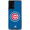MLB Chicago Cubs - Solid Distressed Moto G Power 5G (2024) Clear Case