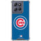 MLB Chicago Cubs - Solid Distressed Moto G Power 5G (2025) Clear Case
