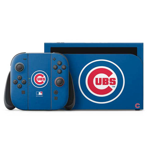 MLB Chicago Cubs - Solid Distressed Nintendo Skins