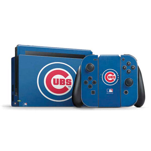 MLB Chicago Cubs - Solid Distressed Nintendo Skins