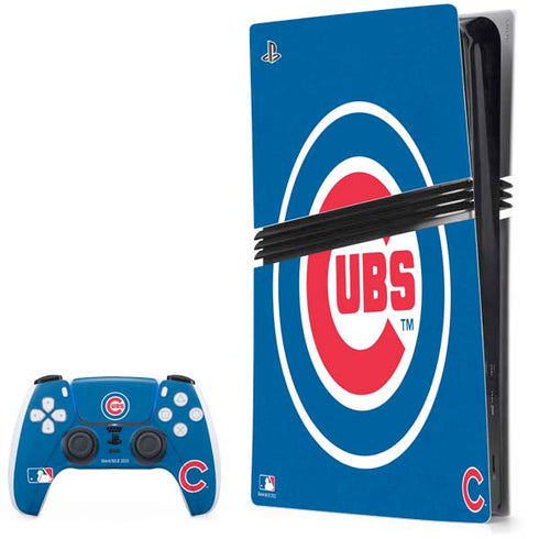 MLB Chicago Cubs - Solid Distressed PlayStation PS5 Skins
