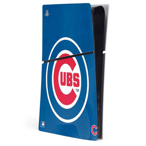 MLB Chicago Cubs - Solid Distressed PS5 Slim Digital Edition Console Skin
