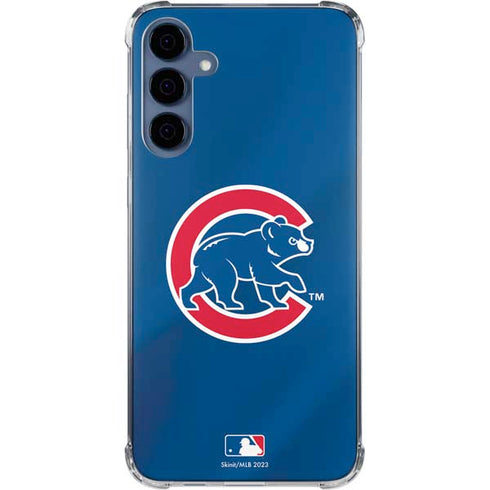 MLB Chicago Cubs Alternate/Away Jersey Galaxy A35 5G Clear Case