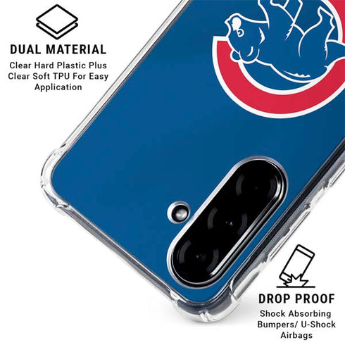 MLB Chicago Cubs Alternate/Away Jersey Galaxy A36 5G Clear Case