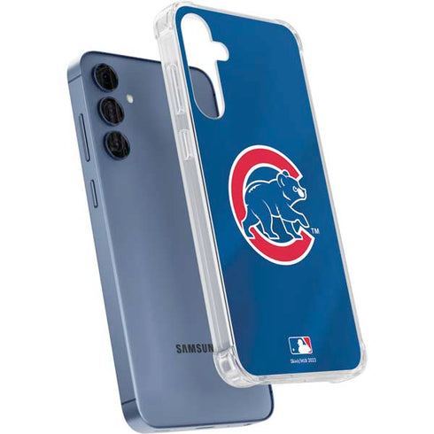 MLB Chicago Cubs Alternate/Away Jersey Galaxy A55 5G Clear Case