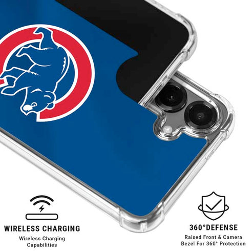 MLB Chicago Cubs Alternate/Away Jersey Galaxy S26 Plus Clear Case