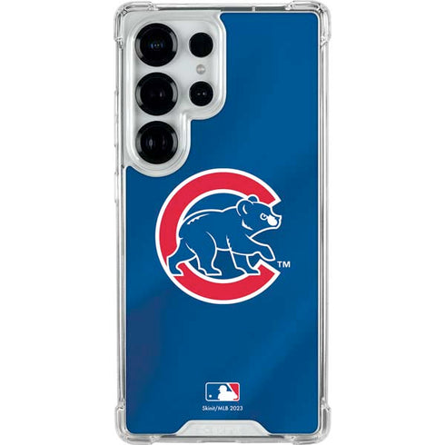 MLB Chicago Cubs Alternate/Away Jersey Galaxy S26 Ultra Clear Case