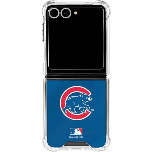 MLB Chicago Cubs Alternate/Away Jersey Galaxy Z Flip7 Clear Case