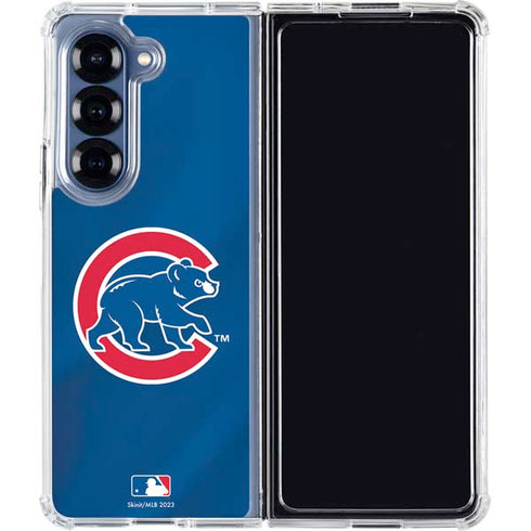 MLB Chicago Cubs Alternate/Away Jersey Galaxy Z Fold6 Clear Case
