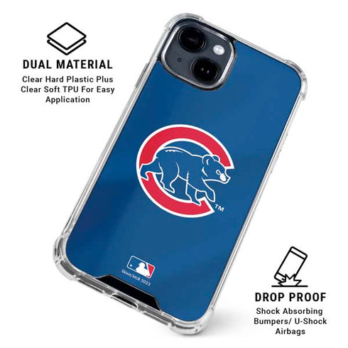 MLB Chicago Cubs Alternate/Away Jersey iPhone 15 Clear Case
