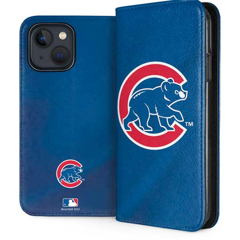 MLB Chicago Cubs Alternate/Away Jersey iPhone 15 Plus Folio Case
