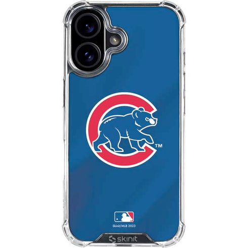 MLB Chicago Cubs Alternate/Away Jersey iPhone 16 Plus Clear Case