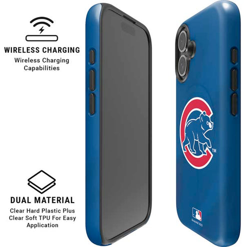 MLB Chicago Cubs Alternate/Away Jersey iPhone 16 Plus Magsafe Impact Case