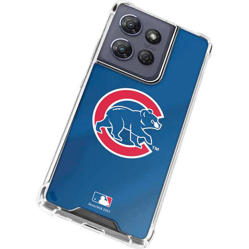 MLB Chicago Cubs Alternate/Away Jersey Moto G 5G (2025) Clear Case