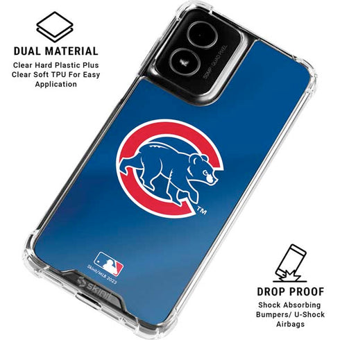MLB Chicago Cubs Alternate/Away Jersey Moto G Power 5G (2024) Clear Case