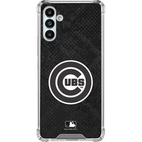 MLB Chicago Cubs Dark Wash Galaxy A13 5G Clear Case