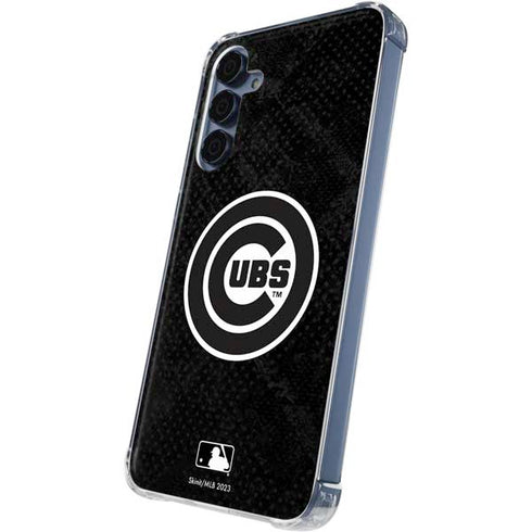 MLB Chicago Cubs Dark Wash Galaxy A35 5G Clear Case