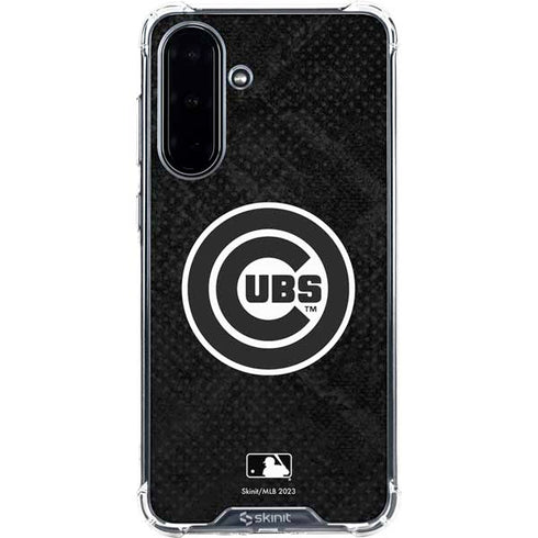 MLB Chicago Cubs Dark Wash Galaxy A36 5G Clear Case