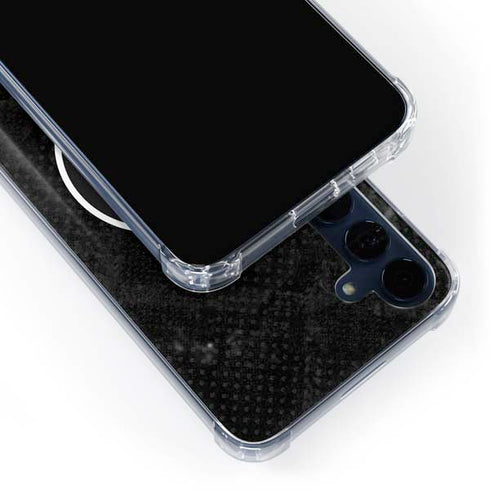 MLB Chicago Cubs Dark Wash Galaxy A55 5G Clear Case