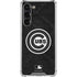 MLB Chicago Cubs Dark Wash Galaxy S24 FE Clear Case