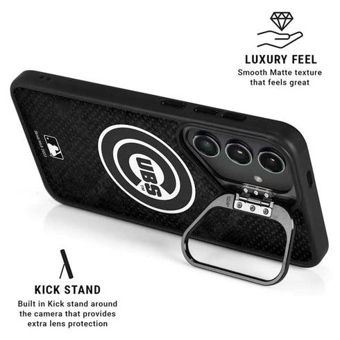 MLB Chicago Cubs Dark Wash Galaxy S24 FE Kickstand Case