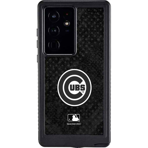 MLB Chicago Cubs Dark Wash Galaxy S24 Ultra Waterproof Case