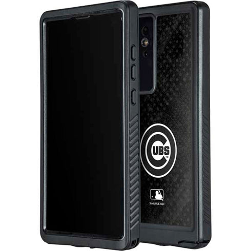 MLB Chicago Cubs Dark Wash Galaxy S24 Ultra Waterproof Case