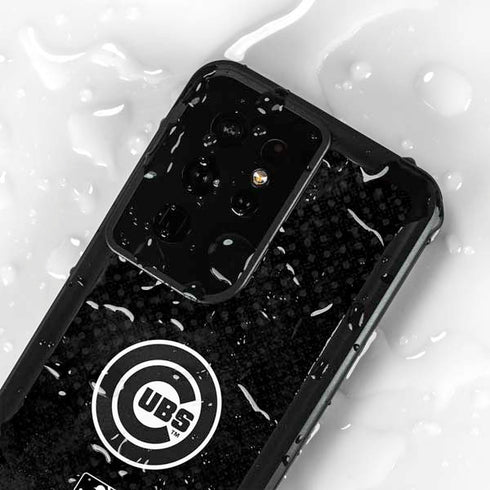 MLB Chicago Cubs Dark Wash Galaxy S24 Ultra Waterproof Case