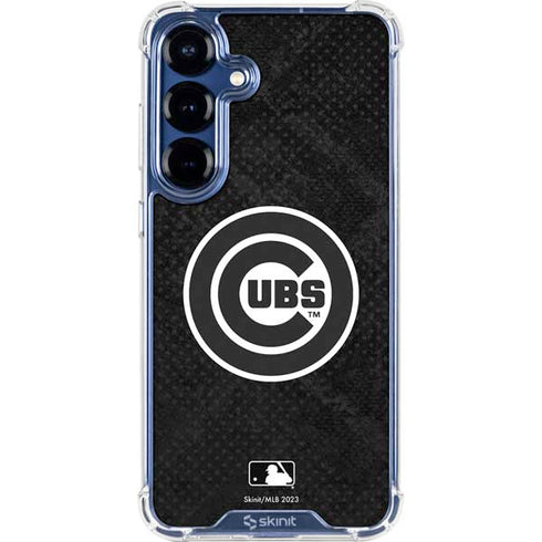 MLB Chicago Cubs Dark Wash Galaxy S25 Clear Case