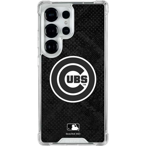 MLB Chicago Cubs Dark Wash Galaxy S25 Ultra Clear Case