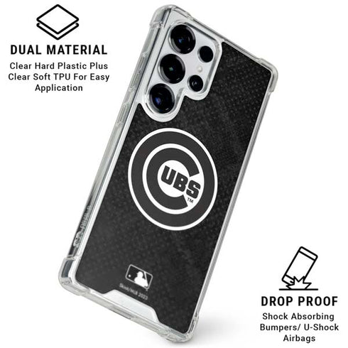 MLB Chicago Cubs Dark Wash Galaxy S25 Ultra Clear Case