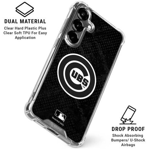 MLB Chicago Cubs Dark Wash Galaxy S26 Plus Clear Case