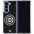 MLB Chicago Cubs Dark Wash Galaxy Z Fold5 5G Clear Case