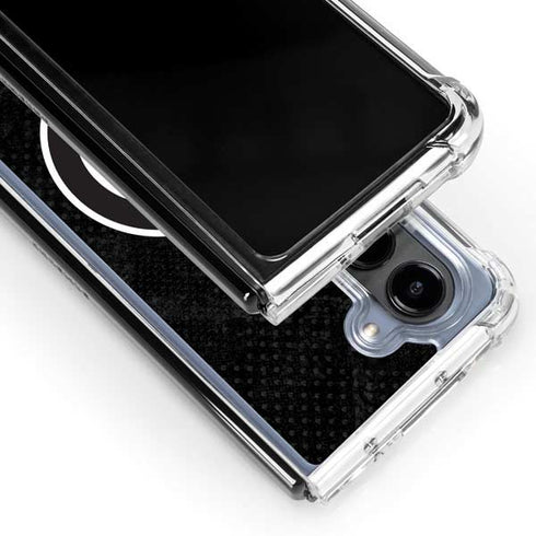 MLB Chicago Cubs Dark Wash Galaxy Z Fold5 5G Clear Case
