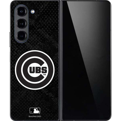 MLB Chicago Cubs Dark Wash Galaxy Z Fold5 5G Skin