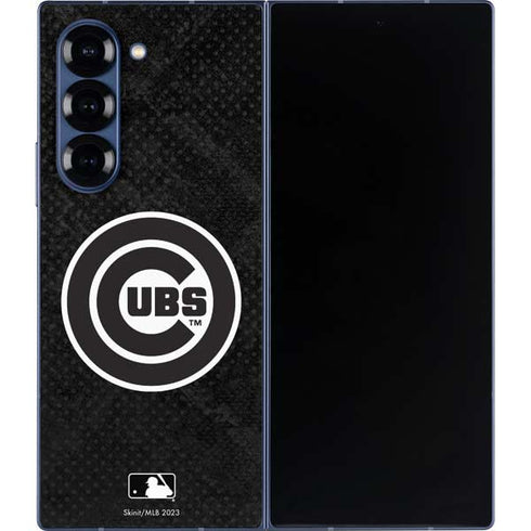 MLB Chicago Cubs Dark Wash Galaxy Z Fold6 Skin