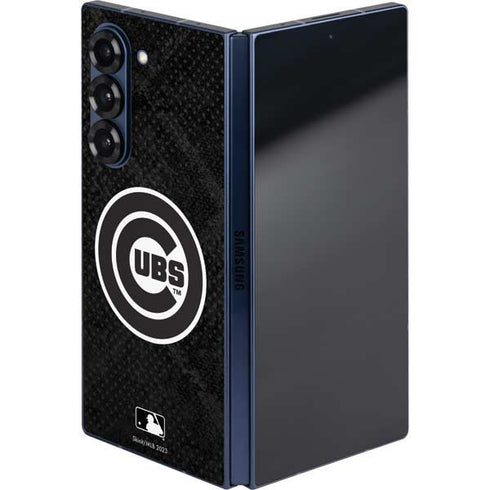 MLB Chicago Cubs Dark Wash Galaxy Z Fold6 Skin