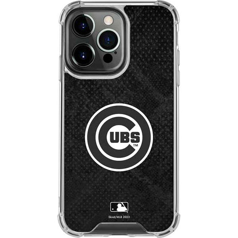 MLB Chicago Cubs Dark Wash iPhone 16 Pro Clear Case