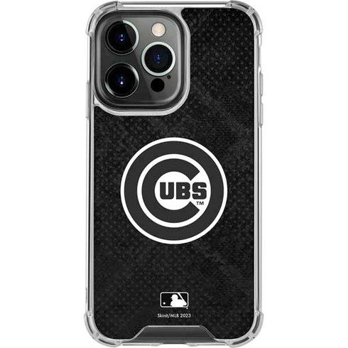 MLB Chicago Cubs Dark Wash iPhone 16 Pro Max Clear Case